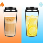 KUBEK TERMICZNY TERMOS WYŚWIETACZ LED TEMPERATURA DO SAMOCHODU 510ML MODNY