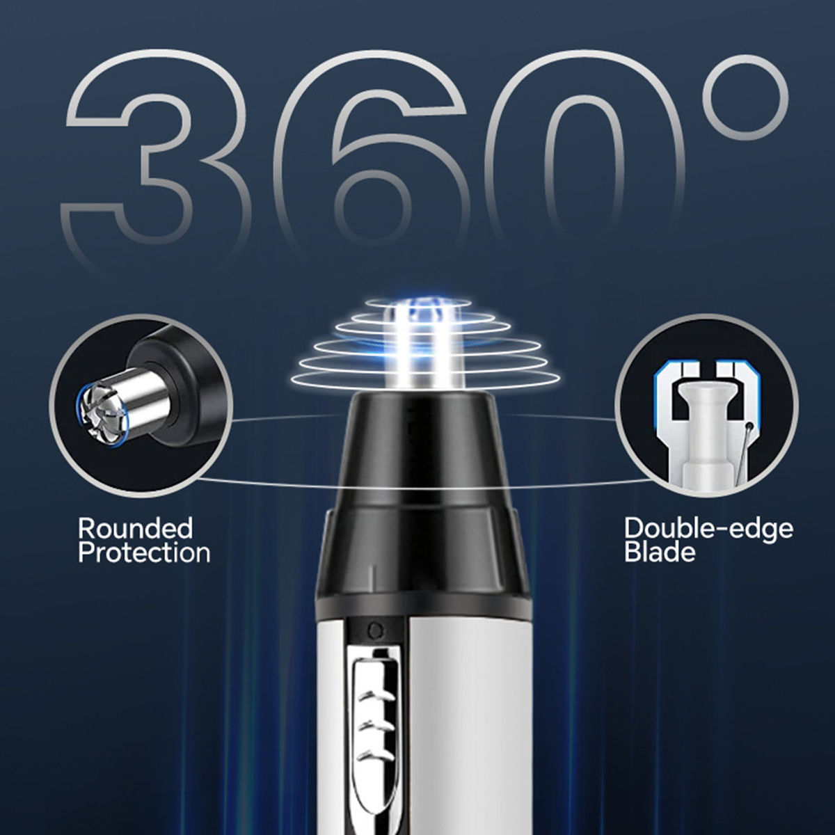 TRYMER MASZYNAKA DO GOLENIA BRODY BRWI NOSA I USZU 3W1 GEEMY NA WALENTYNKI