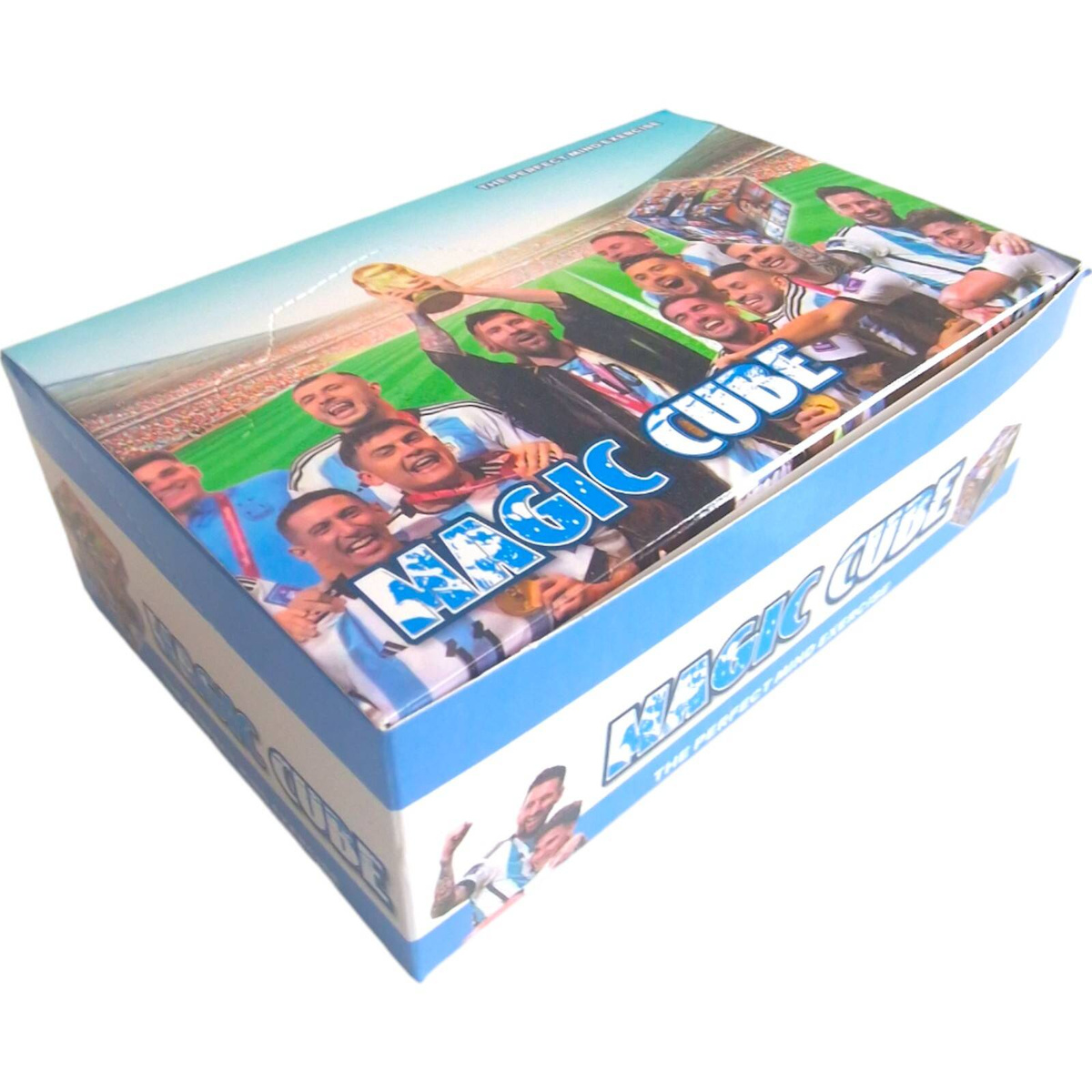 KOSTKA LOGICZNA DO UKŁADANIA 3x3x3 UKŁADANKA EDUKACYJNA Z PIŁKARZAMI 