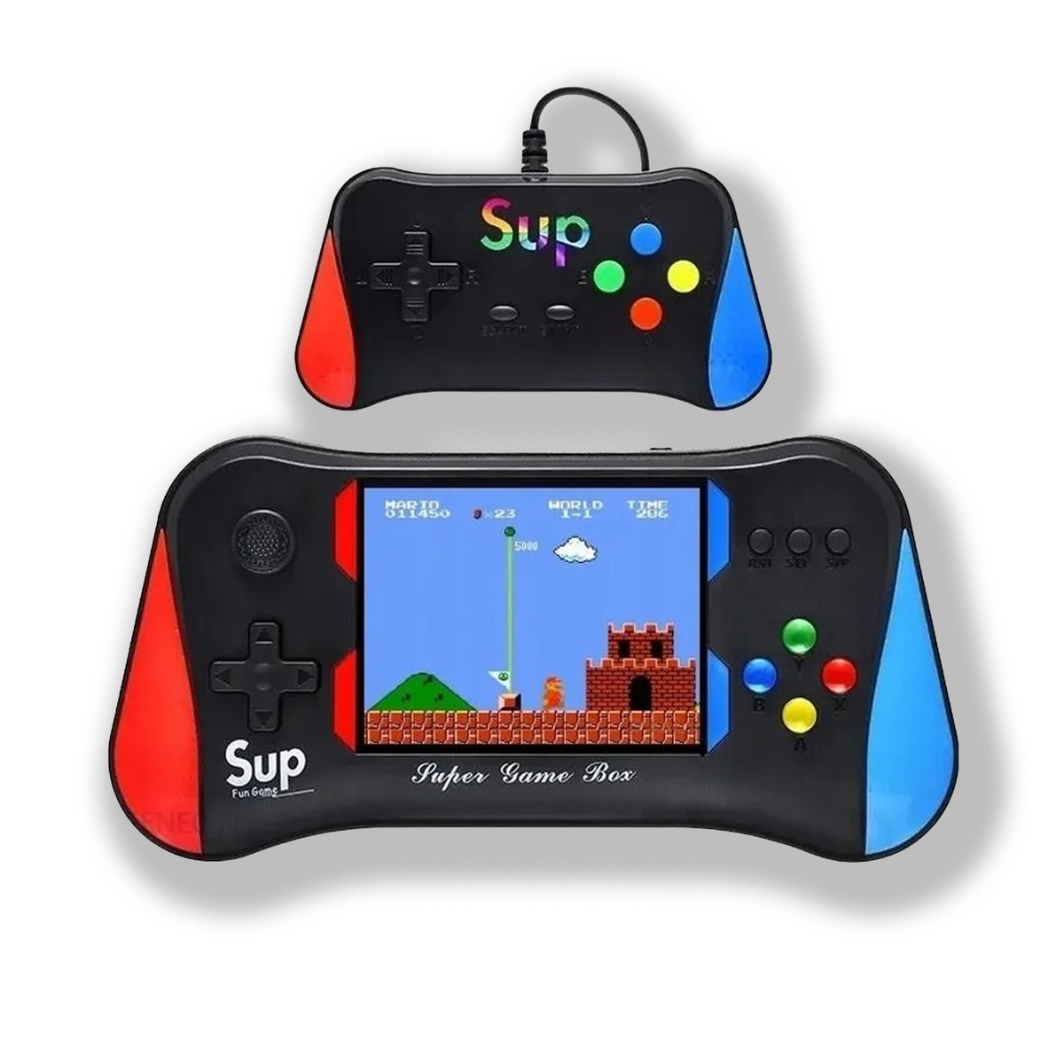 MINI KONSOLA RETRO  PRZENOŚNA 500GIER GIERKA  DO TV EKRAN 3,5'' X7M
