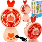 WENTYLATOR WIATRACZEK MOBILNY BIURKOWY STOŁOWY DOMOWY PODRÓŻNY DLA DZIECI 