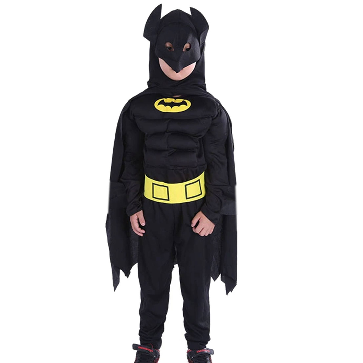 BATMAN Strój Dla Chłopca Kostium wersja Deluxe 116-122 + Maska