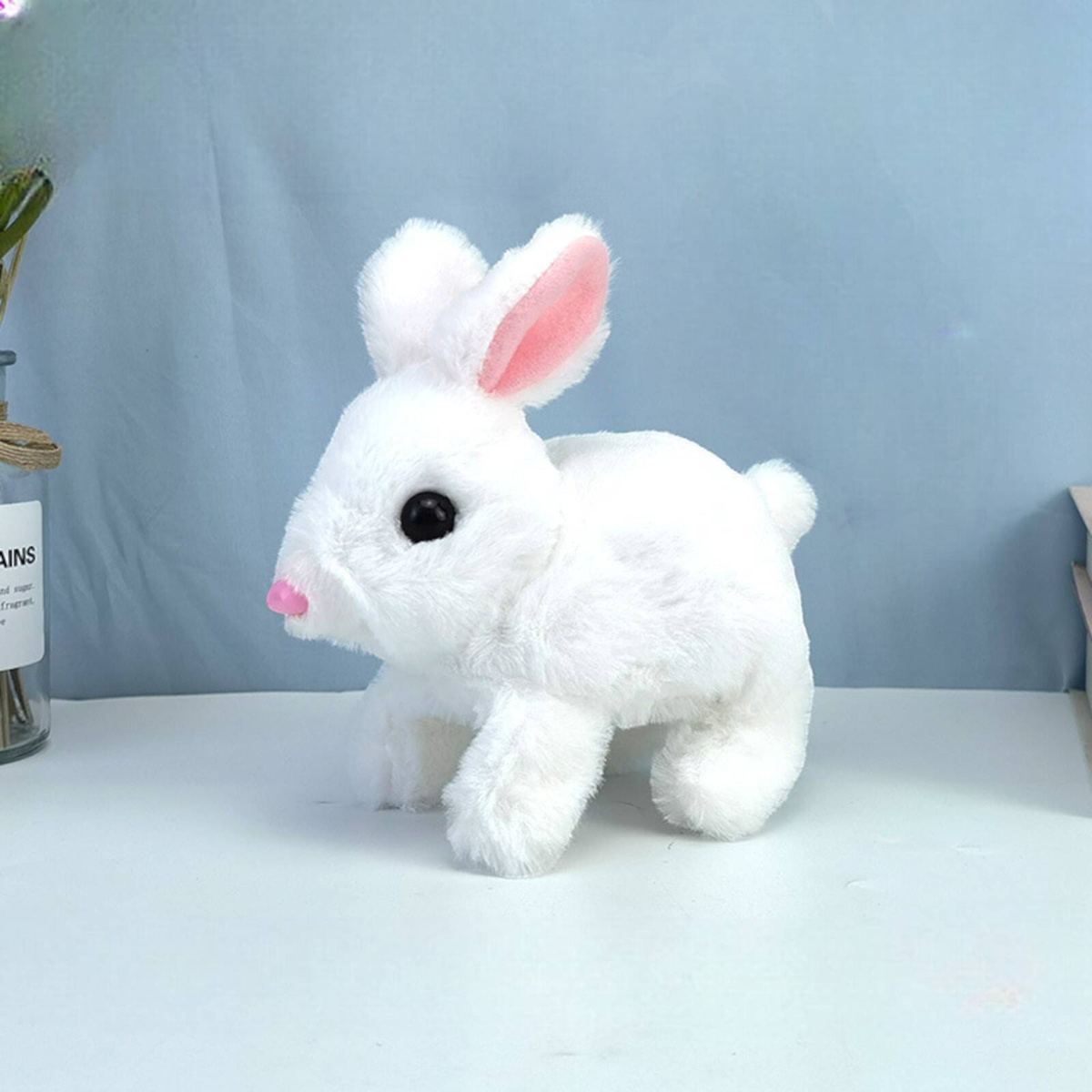 INTERAKTYWNY KRÓLIK KRÓLICZEK Z MARCHEWKĄ CHODZI RUSZA USZAMI NOSKIEM KICA