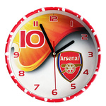 ZEGAR ŚCIENNY DLA CHŁOPCA ARSENAL FC DLA KIBICA DLA FANÓW DRUŻYNY Z LONDYNU