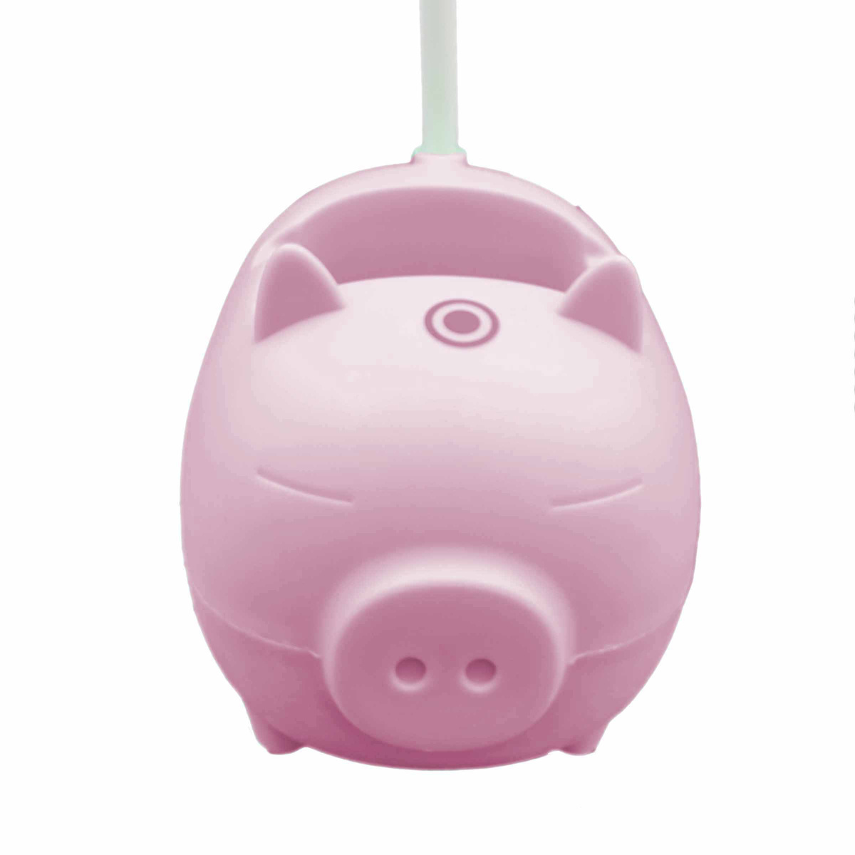 LAMPKA BIURKOWA ŚWINKA Z POJEMNIKIEM LED  PODSTAWKA NA TELEFONU DLA DZIECI