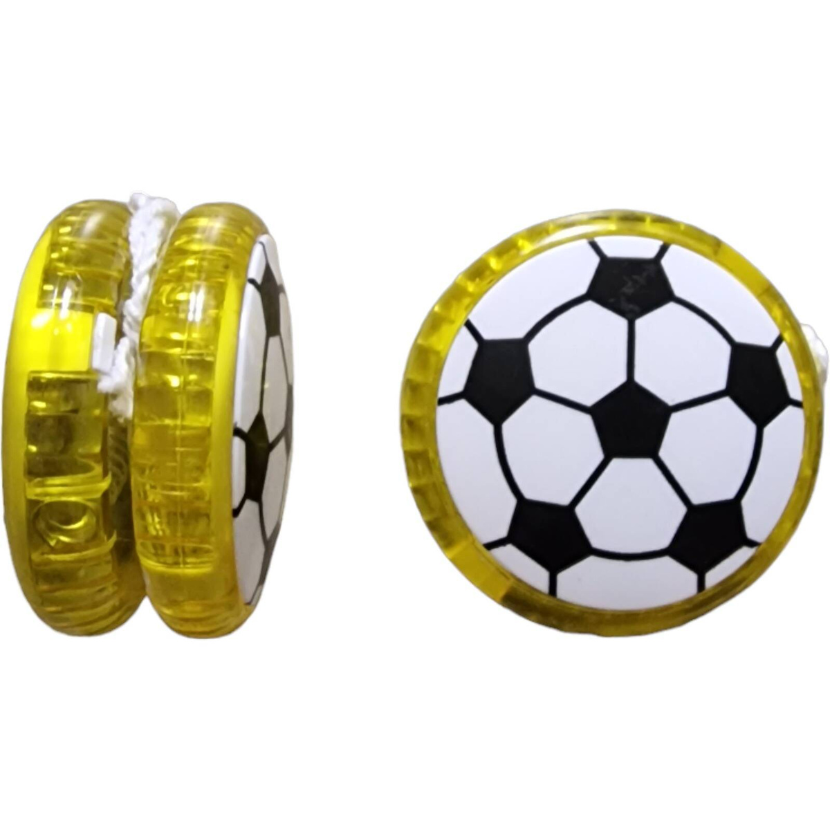 JOJO ŚWIECĄCE DO ZABAWY DLA DZIECI YOYO ŚWIECI TRIKI KOLOROWE PIŁKA NOŻNA