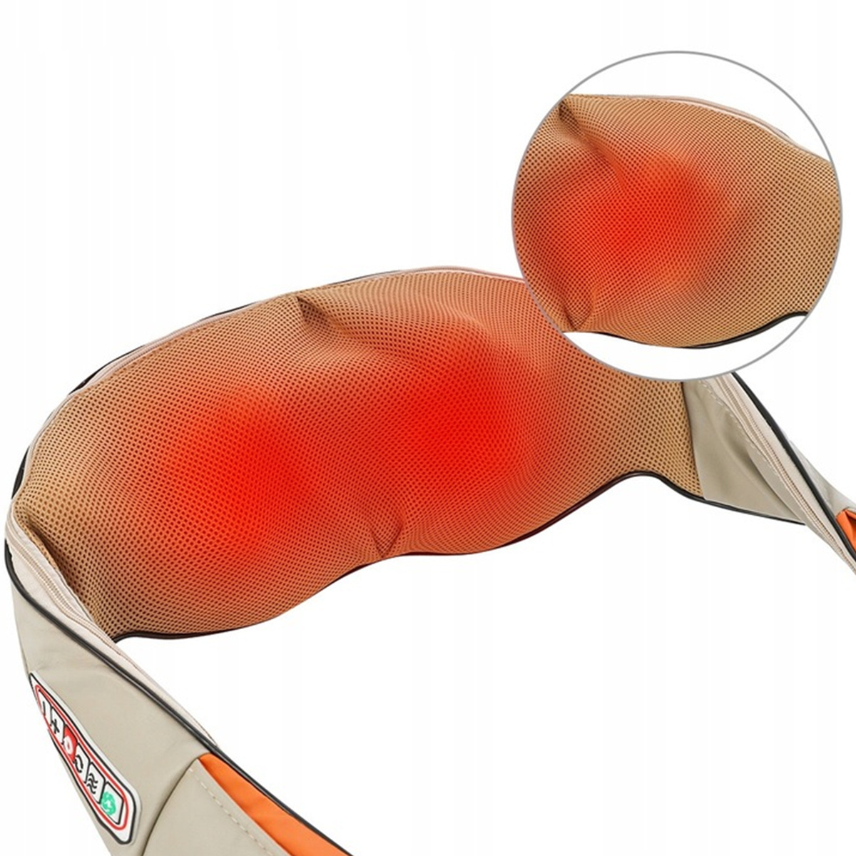 MASAŻER SZYI KARKU RAMION PLECÓW SHIATSU GŁOWICE SPRĘŻYNUJĄCE DZIEŃ MATKI