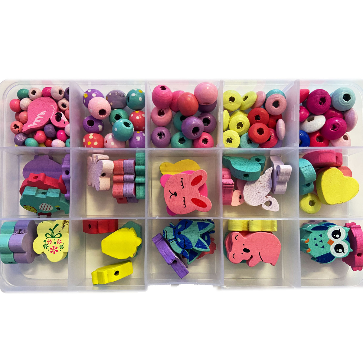 KREATYWNY ZESTAW KORALIKÓW DO TWORZENIA BRANSOLETEK OPASEK + AKCESORIA DIY