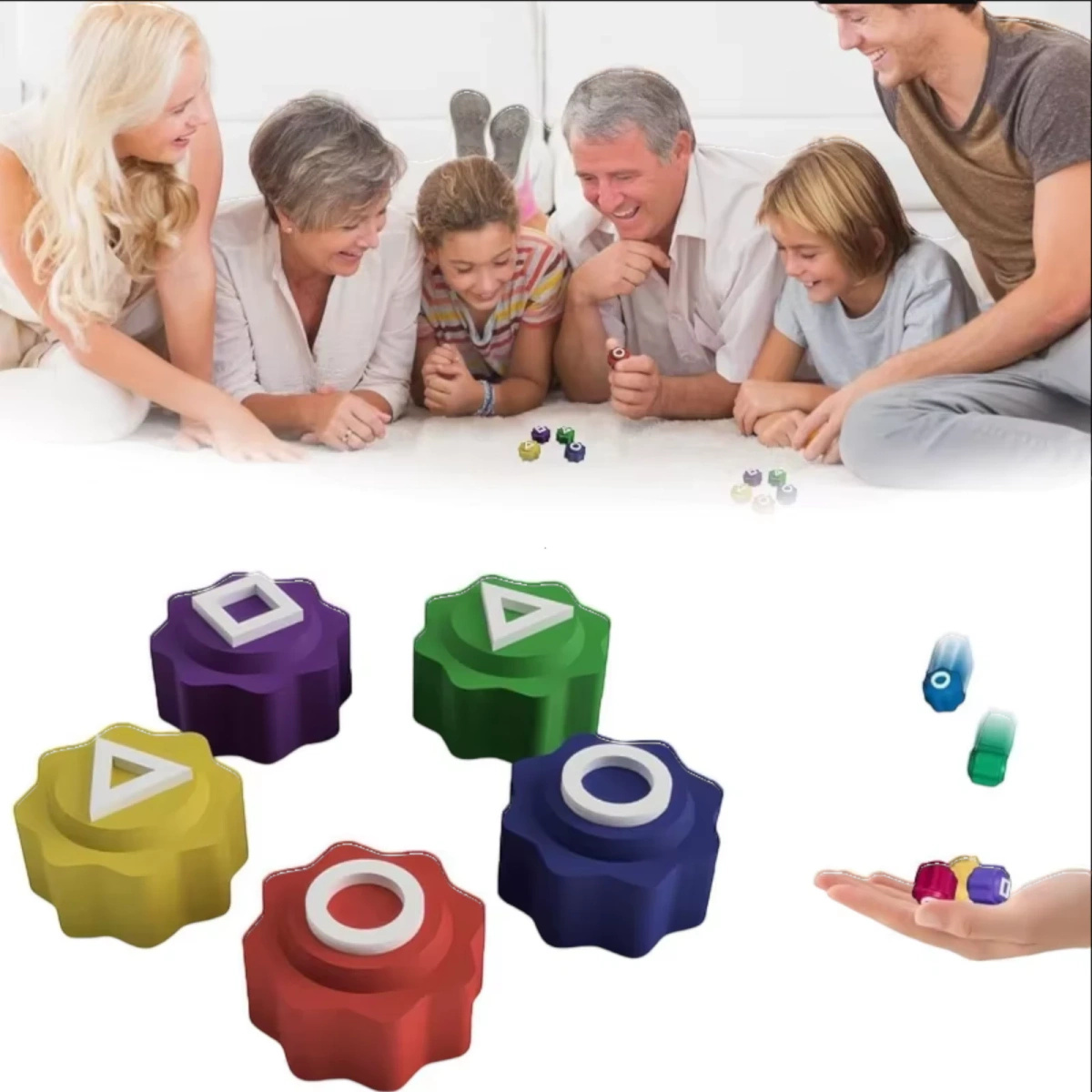 GONGGI KOREAŃSKA GRA  ZRĘCZNOŚCIOWA KOŚCI DO GRY SQUID GAME ZESTAW GONG-GI 