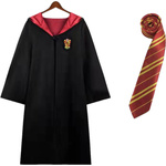 STRÓJ HARRY POTTER DLA DZIECI HERB GRYFFINDORU PELERYNA SZALIK KRAWAT  XL