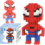 KLOCKI KONSTRUKCYJNE DO UKŁADANIA SPIDERMAN PUZZLE 3D FIGURKA 518 ELEMENTÓW