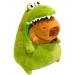 KAPIBARA W KROKODYULU KROKODYUL DINOZAUR MEGA DUŻA MASKOTKA 40CM PLUSZOWA