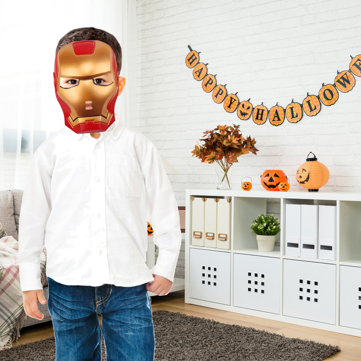 MASKA AVENGERS IRON MAN SUPERBOHATER PRZEBRANIE NA BAL IRON-MAN COSPLAY 