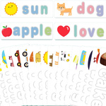 PUZZLE DREWNIANE UKŁADANKA NAUKA ANGIELSKIEGO DLA NAJMŁODSZYCH SŁÓWKA ABC