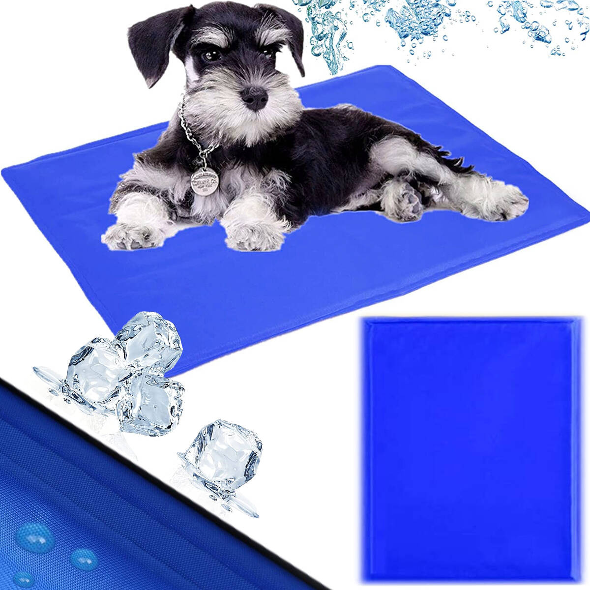 MATA CHŁODZĄCA ŻELOWA DLA PSA KOTA  ZWIERZĄT LEGOWISKO 50 x 40 cm DUŻA