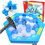 PINGWINY NA LODZIE PINGWIN W PUŁAPCE GRA ZRĘCZNOŚCIOWA RODZINNA FAMILIJNA