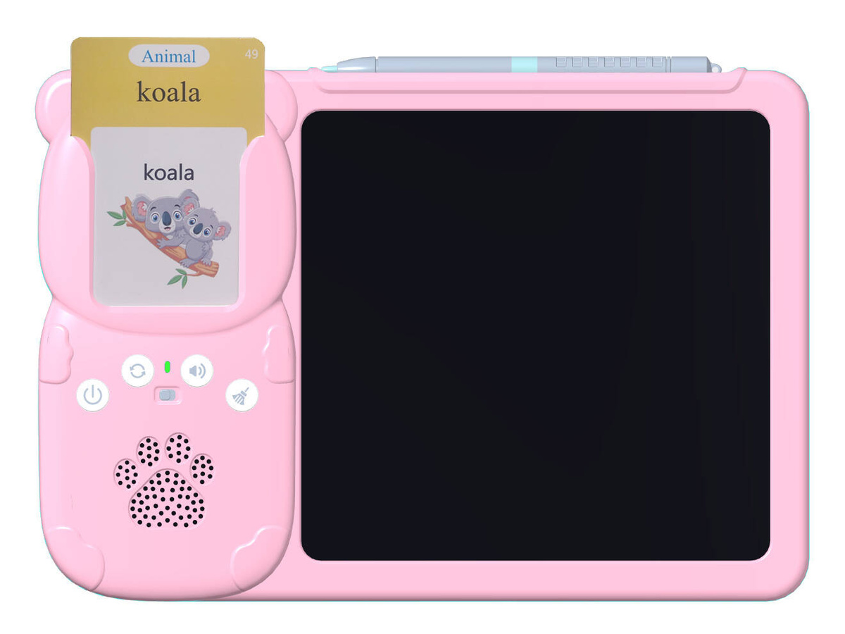 TABLET DO RYSOWANIA + CZYTNIK KART DO NAUKI ANGIELSKIEGO 224 SŁÓWKA EDU 2w1