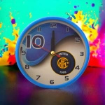 ZEGAREK KIBICA BUDZIK INTER MEDIOLAN DLA KIBICÓW FANÓW DRUŻYNY Z MEDIOLANU