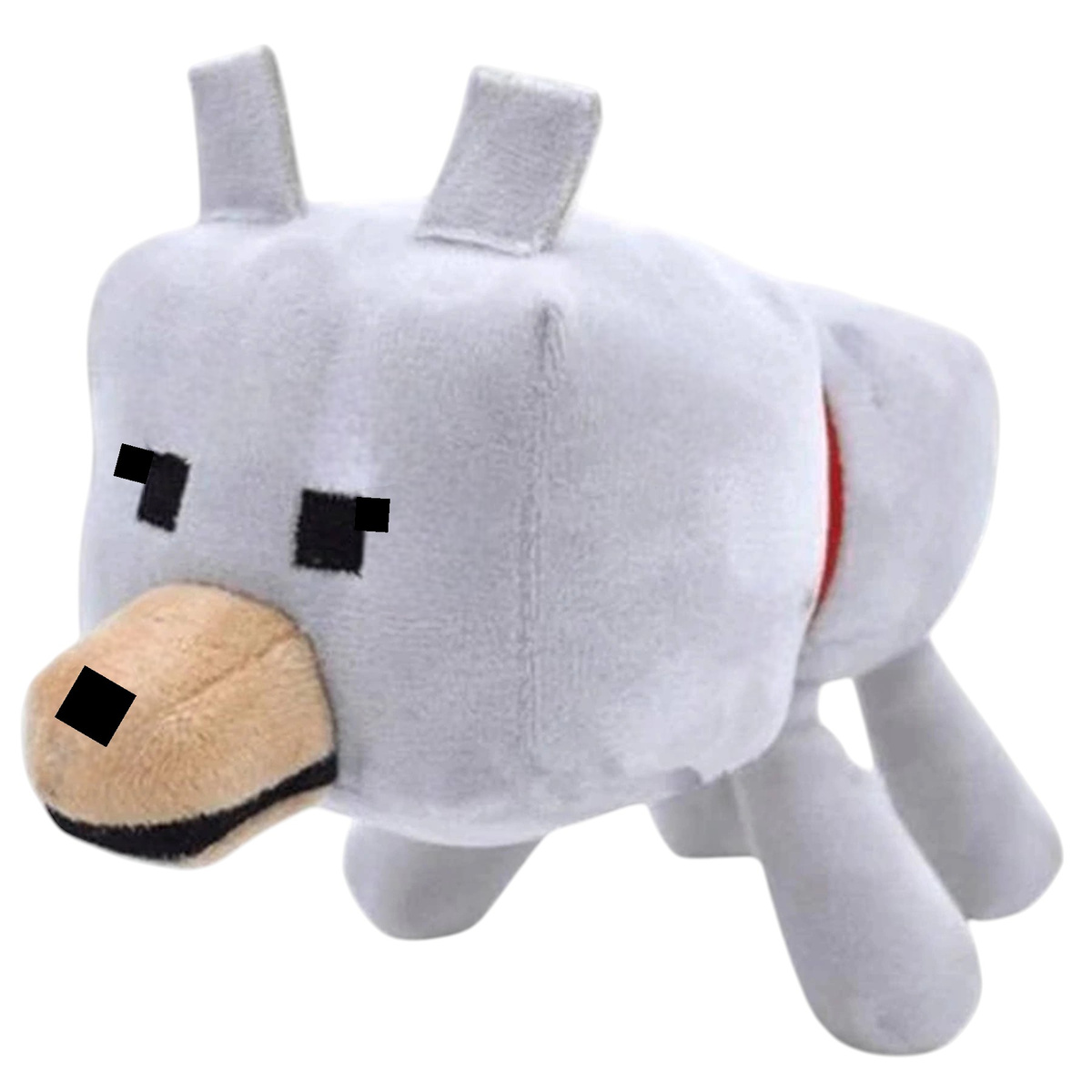MINECRAFT PIES WILK DUŻA MASKOTKA Z GRY PLUSZOWA PLUSZAK POSTAĆ MIĘKKI 