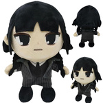WEDNESDAY ADDAMS DUŻA PLUSZOWA MASKOTKA LALKA 24cm PLUSZOWA PRZYTULANKA