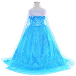 STRÓJ DLA DZIECI ELSA KRAINA LODU SUKIENKA KOSTIUM DŁUGA SUKNIA PRZEBRANIE