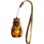 ZEGAREK 3D Z PROJEKTOREM DLA DZIECI KAPIBARA + BRELOCZEK CAPYBARA WYŚWIETLA