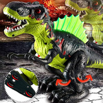 DINOZAUR T-REX ŚWIECI RYCZY CHODZI ZIEJE PARĄ XXL FIGURKA INTERAKTYWNA