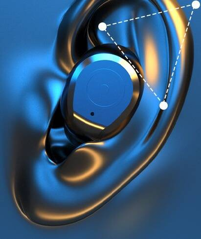 SŁUCHAWKI BEZPRZEWODOWE DOUSZNE BLUETOOTH POWERBANK NA SIŁOWNIĘ DO BIEGANIA