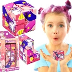 KOSTKA NIESKOŃCZONOŚCI ANTYSTRESOWA JEDNOROŻEC FIDGET UKŁADANKA LOGICZNA