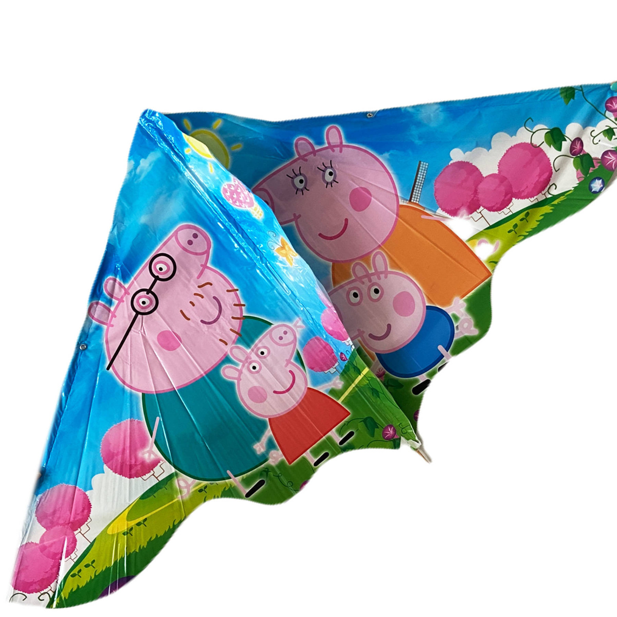 DUŻY LATAWIEC DLA DZIECI ŚWINKA PEPPA XL 117x62cm GEORGE MAMA TATA DO NAUKI