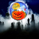 BALON NA HALLOWEEN IMPREZA DLA DZIECI STRASZNA DYNIA DUCH DUSZEK 51CM