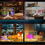 PODŚWIETLANA TABLICA DO RYSOWANIA - ŚWIECĄCA LED + MARKERY