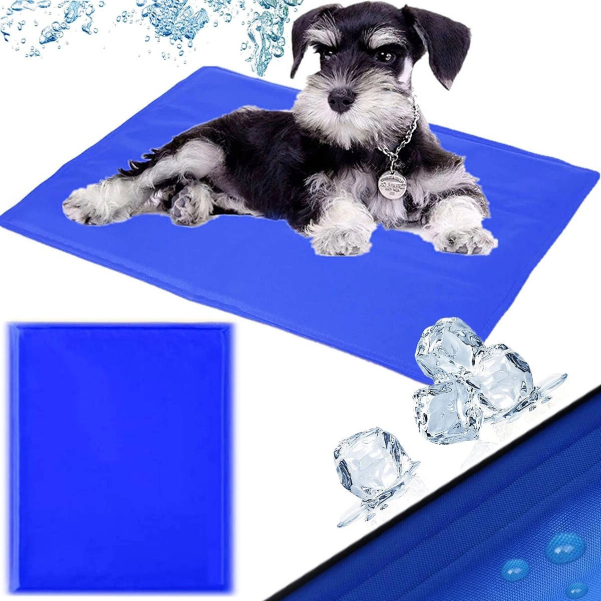 MATA CHŁODZĄCA ŻELOWA DLA PSA KOTA  ZWIERZĄT LEGOWISKO 50 x 40 cm DUŻA