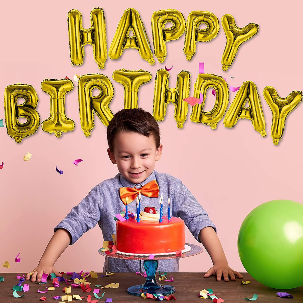 BALONY NA URODZINY URODZINOWE HAPPY BIRTHDAY DUŻA GIRLANDA 40cm DEKORACJA