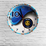 ZEGAR ŚCIENNY DLA KIBICA INTER MEDIOLAN DO POKOJU DZIECKA DLA FANÓW DRUŻYNY