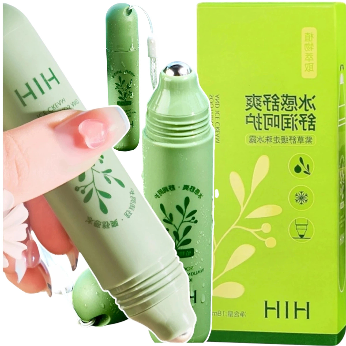 HIH CHŁODZĄCY ŻEL Z KULKĄ PO UKĄSZENIU OWADÓW ROLL-ON BŁYSKAWICZNA ULGA