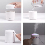 NAWILŻACZ POWIETRZA EFEKTY ŚWIETLNE DYFUZOR ZAPACHOWY LED AROMATERAPIA