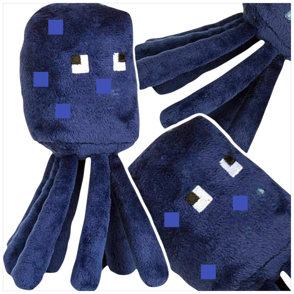 MINECRAFT KAŁAMARNICA MASKOTKA Z GRY DUŻA PRZYTULANKA PLUSZOWA CZARNY SQUID