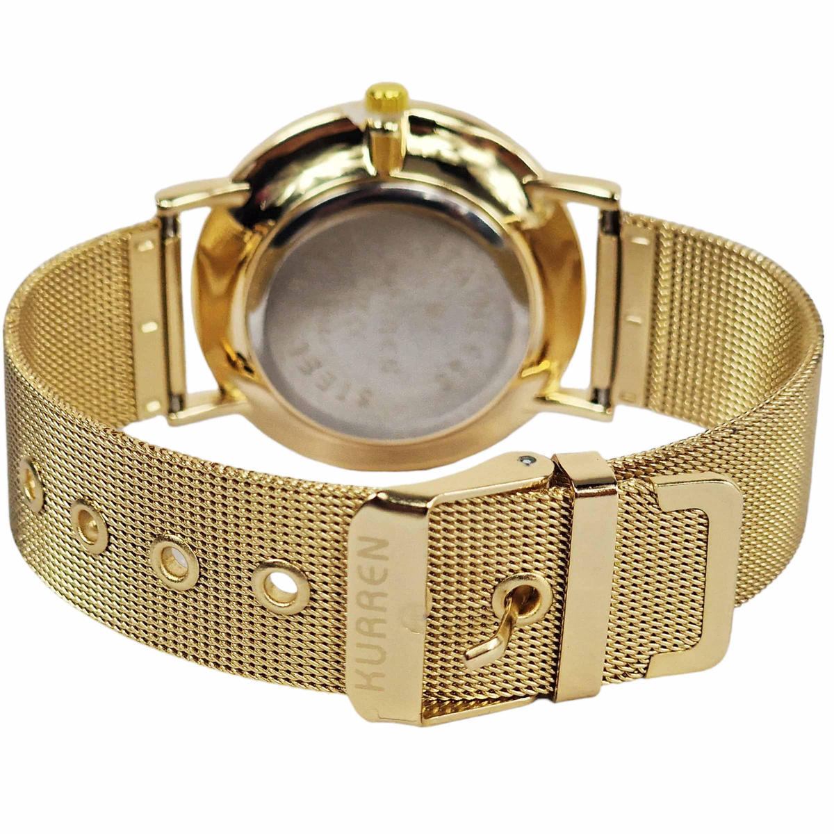 KLASYCZNY ELEGANCKI ZŁOTY ZEGAREK DAMSKI BRANSOLETA PREZENT NA CO DZIEŃ