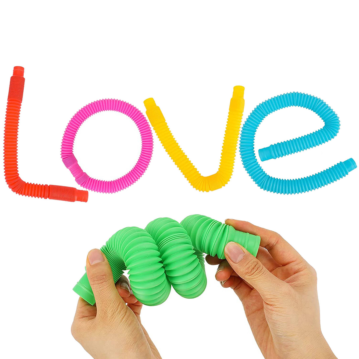 RURKA RURKI RURY SENSORYCZNE ANTYSTRESOWE TUBA ZABAWKA SENSORYCZNA GNIOTEK