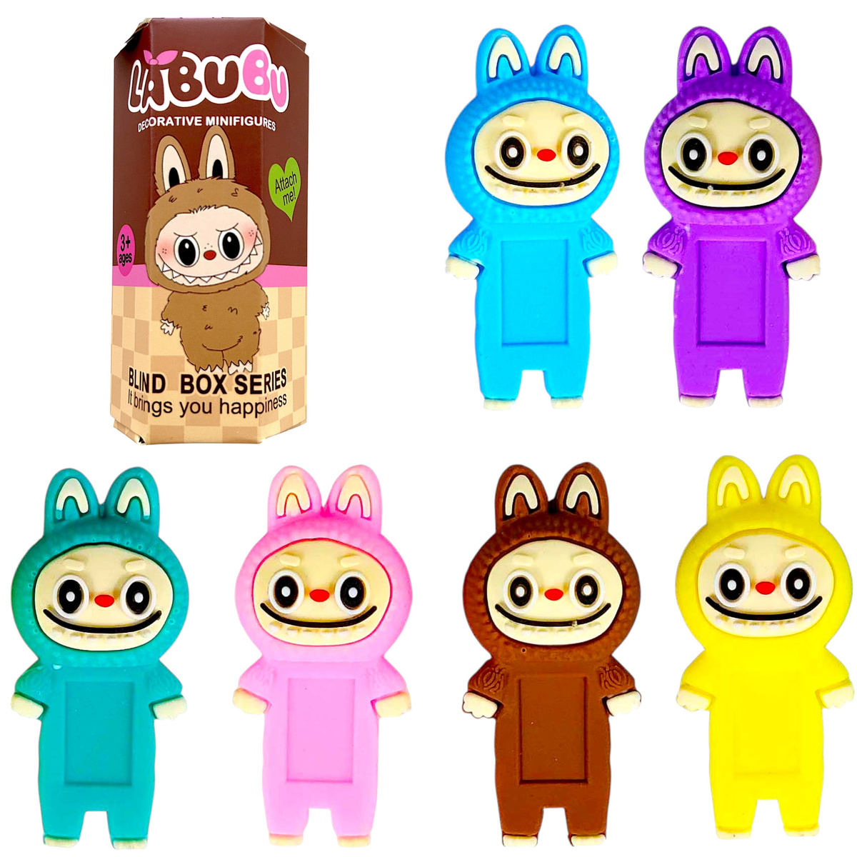 FIGURKA KOLEKCJONERSKA SONNY ANGEL LALKA NA TELEFON - LABU-BU MINI FIGURKA