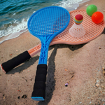 RAKIETKI DO TENISA BADMINTONA ZESTAW RAKIETEK 2 PIŁKI LOTKA DUŻE DLA DZIECI