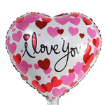 BALON FOLIOWY SERCE I LOVE YOU SERDUSZKO 45cm ŚLUB WESELE ZARĘCZYNY