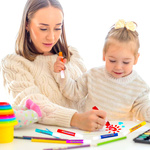  FLAMASTER MAZAK POPCORN PENS DŁUGOPIS KREDKA 3D ZESTAW 6 SZT DLA DZIECI