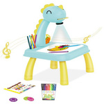 MAGICZNY STOLIK DO MALOWANIA Z PROJEKTOREM TABLICA DO RYSOWANIA DUŻA XL