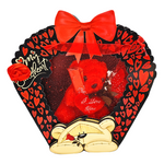 ZESTAW 4w1 PREZENT DLA ZAKOCHANYCH GIFTBOX DLA UKOCHANEJ NA WALENTYNKI MIŚ