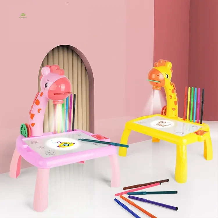 STOLIK DO MALOWANIA DUŻY XL TABLICA DO RYSOWANIA Z PROJEKTOREM MAGICZNY