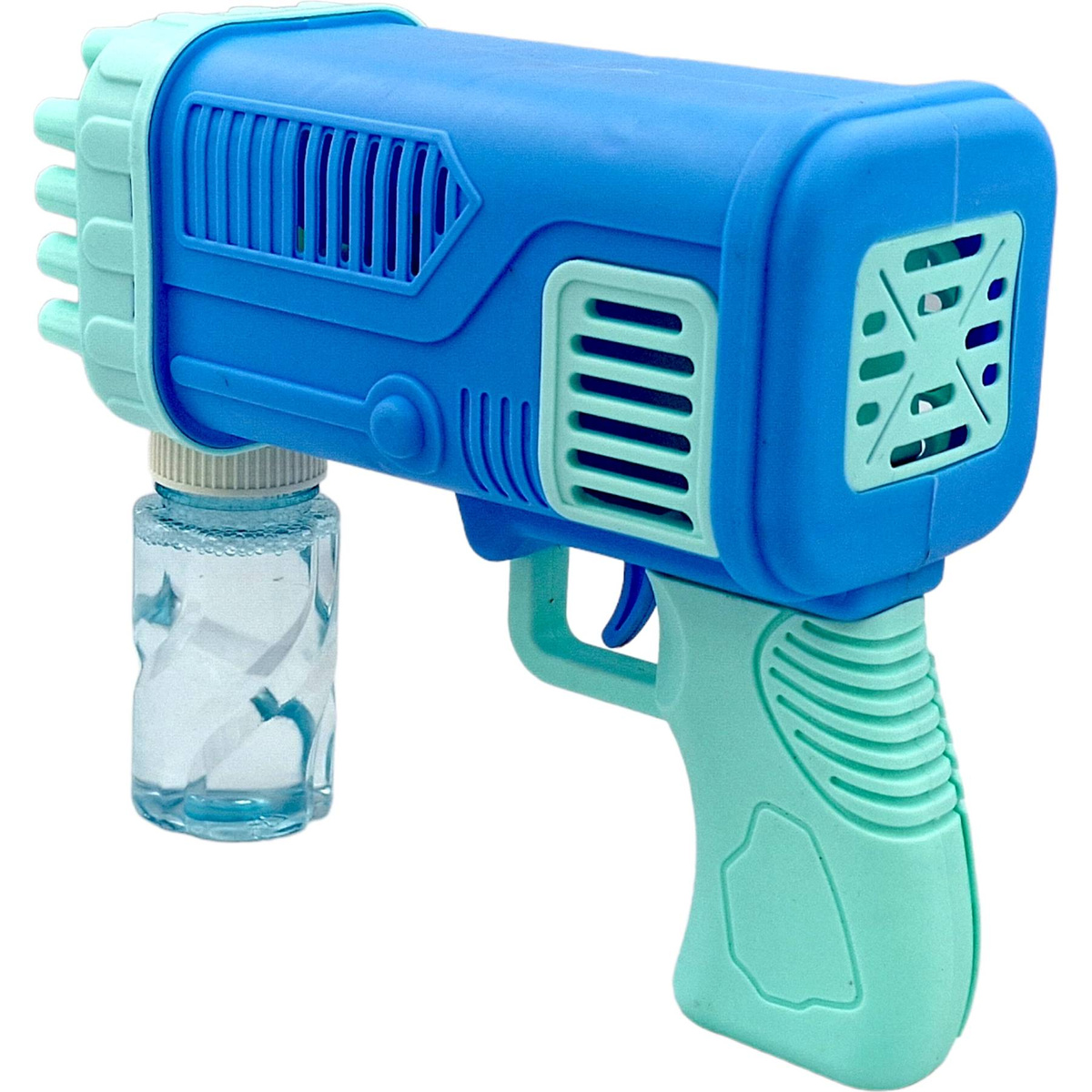 PISTOLET NA BAŃKI MYDLANE MASZYNA DO BANIEK MYDLANYCH WYRZUTNIA + PŁYN