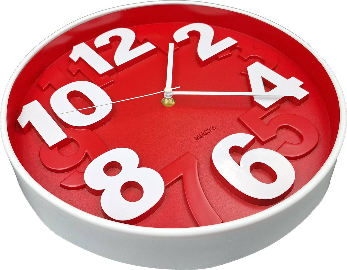 ZEGAR ŚCIENNY NOWOCZESNY NA ŚCIANĘ DUŻY CICHY 30cm