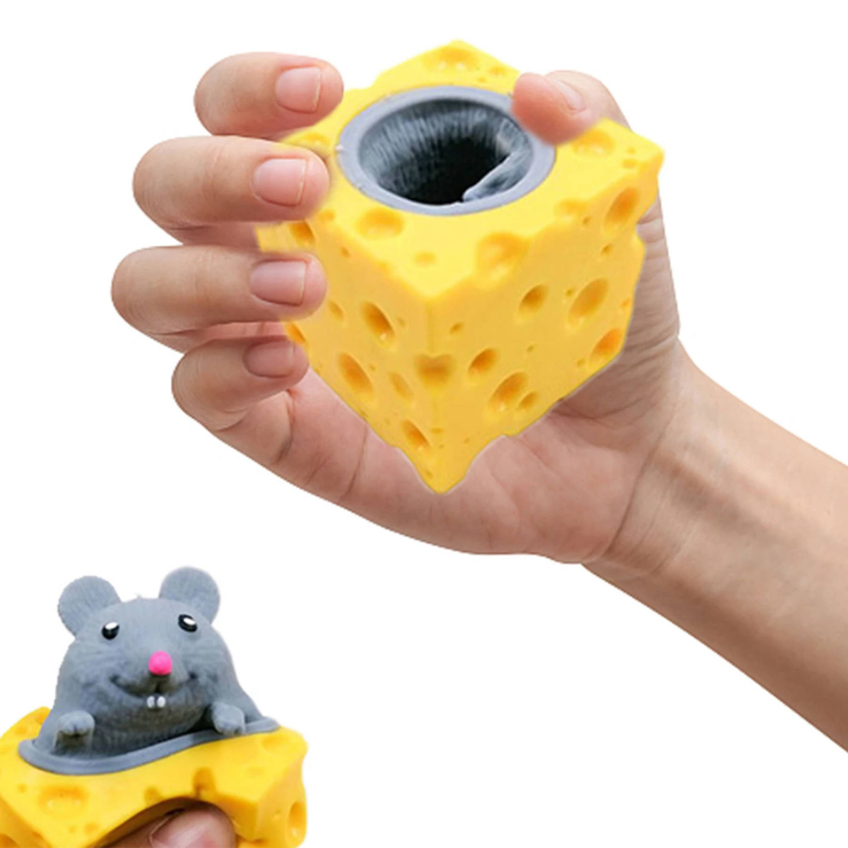 MOCHI SQUISHY GNIOTEK MYSZKA W SERZE ANTYSTRESOWY MYSZ ZABAWKA ANTYSTRESOWA